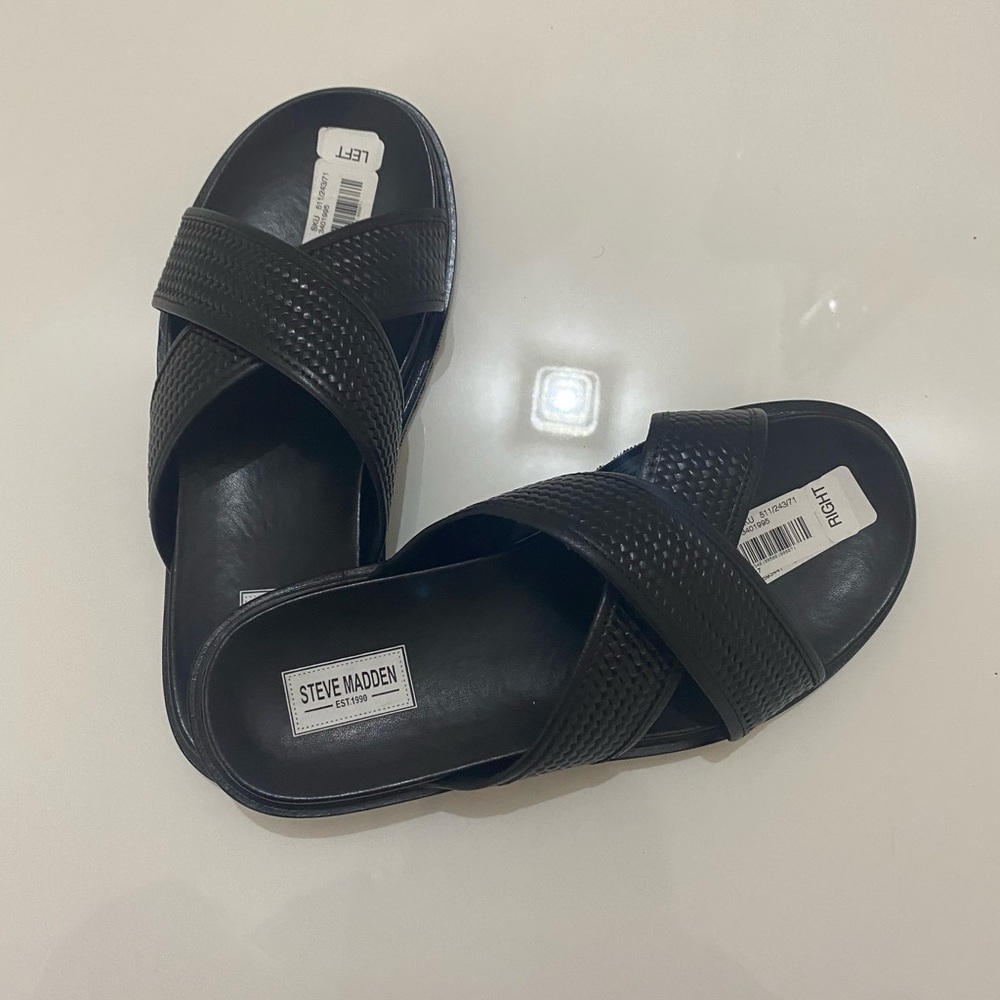 STEVE MADDEN men’s delta slide sandal